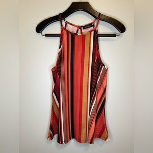 Eclipse Striped Halter Top